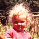 Tegan as a kid