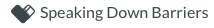 Speaking Down Barriers Logo